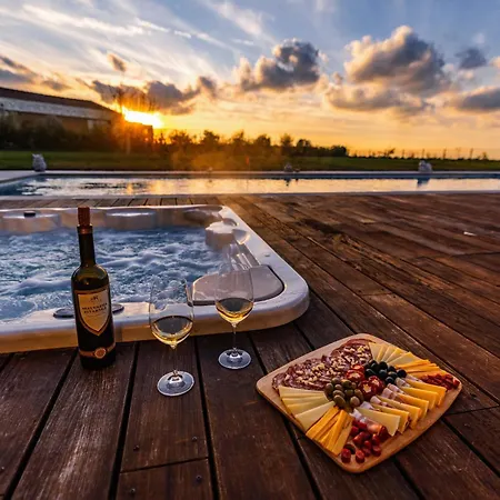 Villa Sanpadeo For Kids & Families In Istria With Jacuzzi, Sauna & Sea View Brtonigla